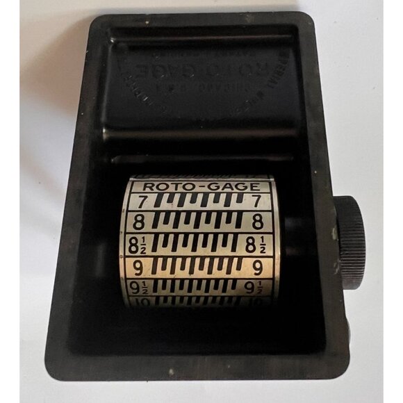 Vintage 1930s Roto-Gage Stamp Collector Measuring Device, Read Amazing History! - Picture 8 of 11